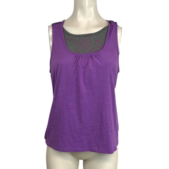 NOVARA - WOMEN'S MEDIUM - PURPLE SLEEVELESS ROUND NECK CYCLING TANK TOP - Picture 1 of 8